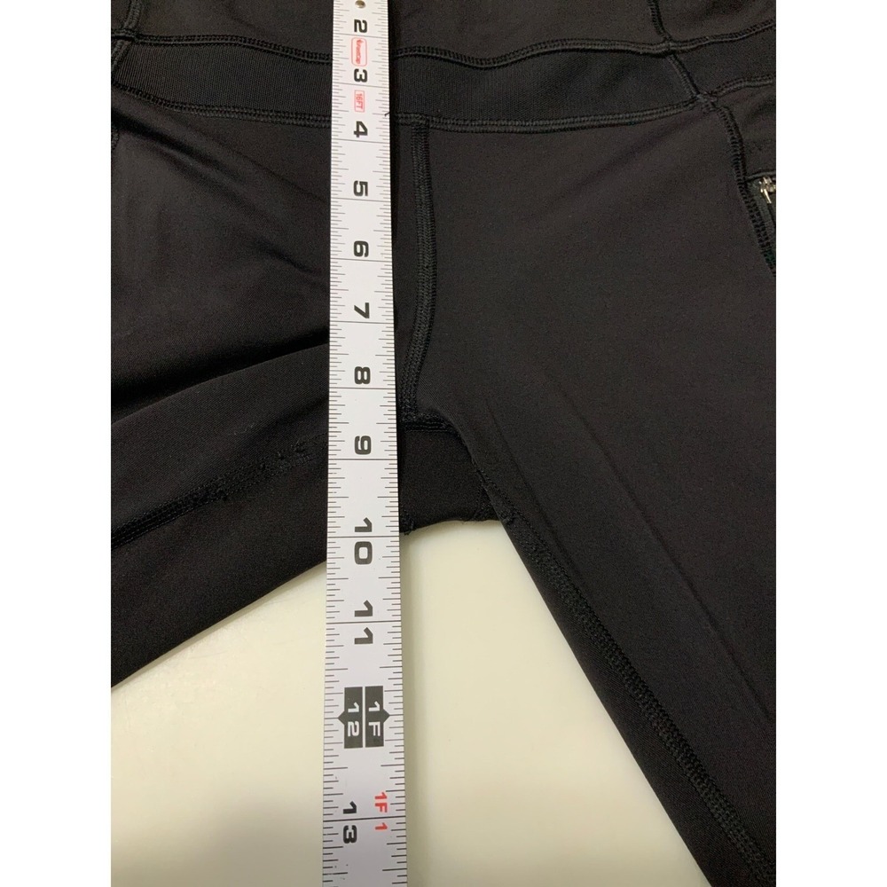 Lululemon Womens Invigorate Leggings sz 6 25" Mesh Black Activewear Athleisure - Picture 8 of 10